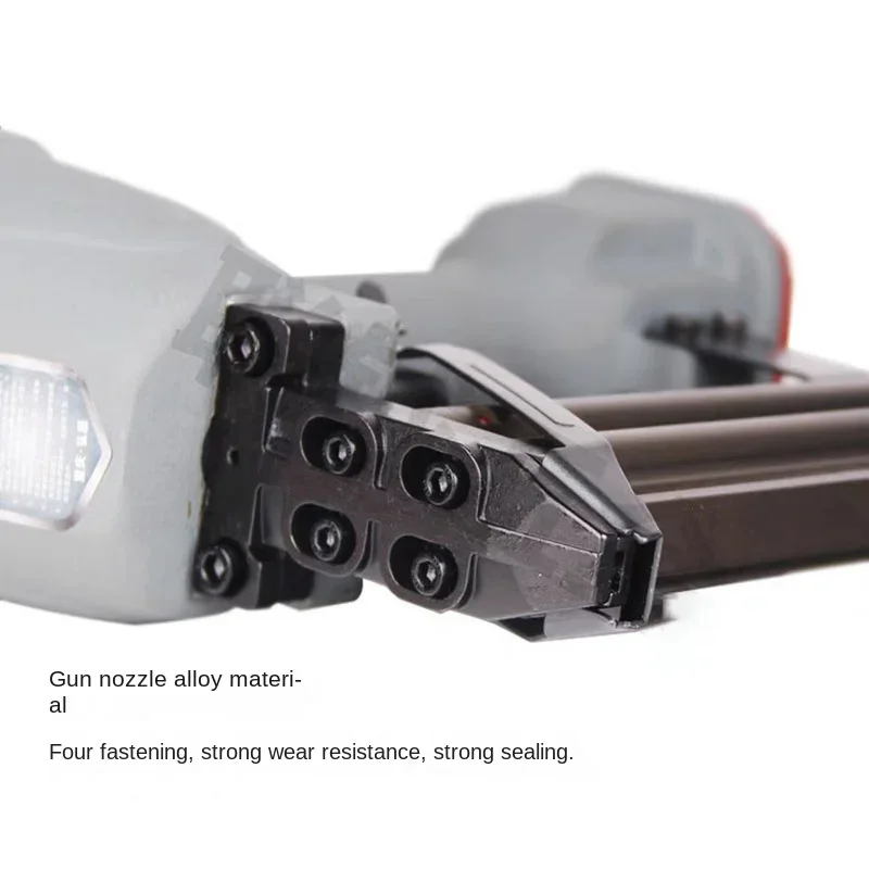 18-64MM length ST64 pneumatic steel nail gun 50 steel volumn cement nail gun line groove