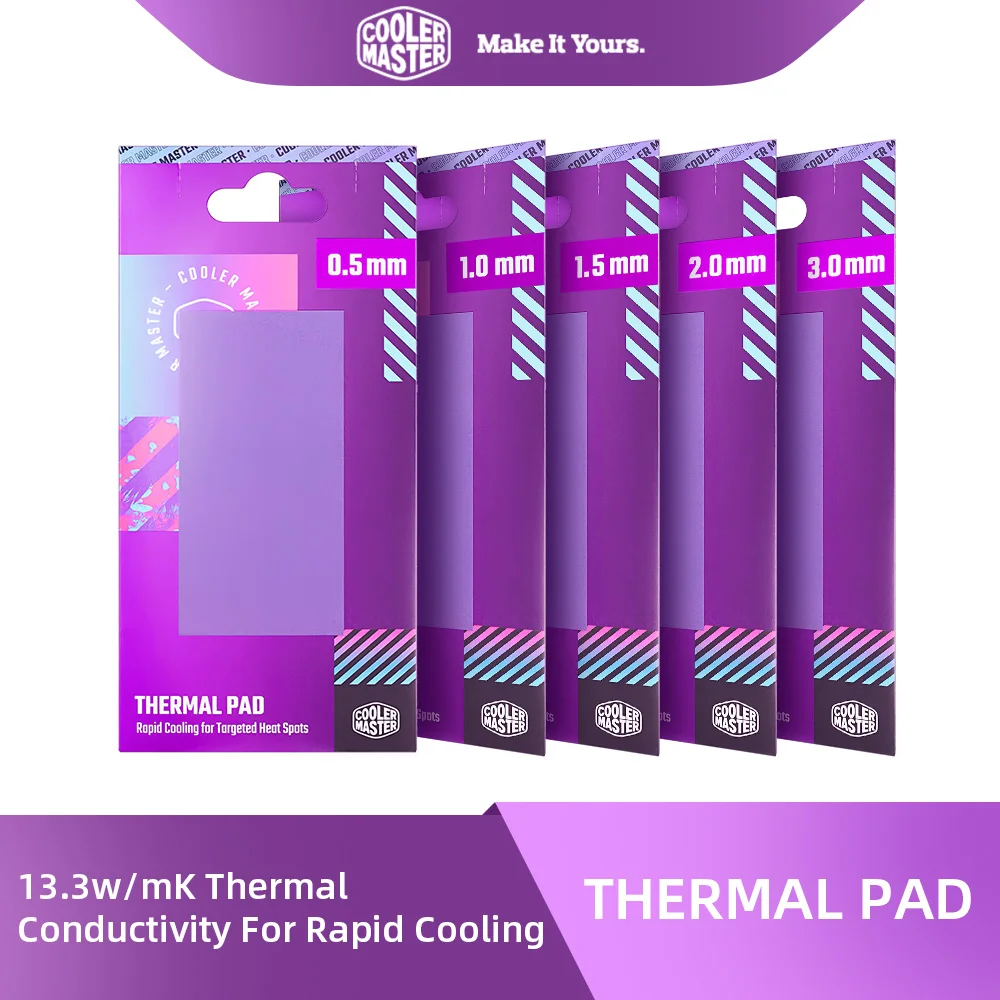 CoolerMasterThermalPad133WMKThermalConductiveSiliconePad