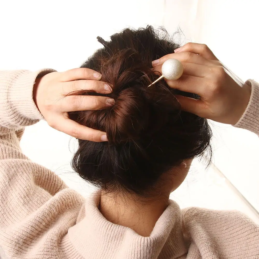 

Женская модная бижутерия, металлический головной убор для невесты, жемчужная заколка для волос, аксессуары для волос, инструменты для стиля волос, U-образная шпилька для волос