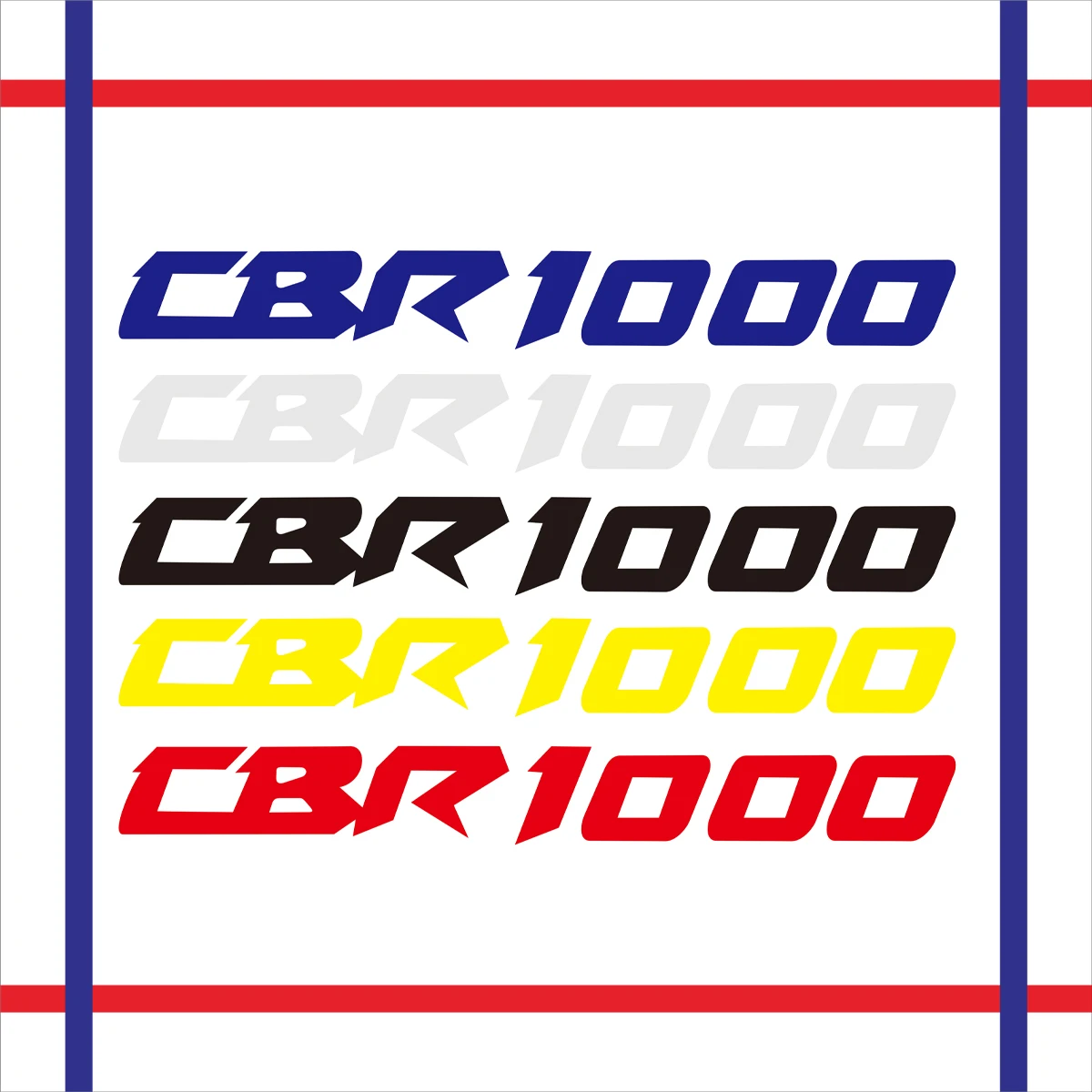 

2 шт., светоотражающие наклейки для мотоцикла HONDA CBR1000 RR