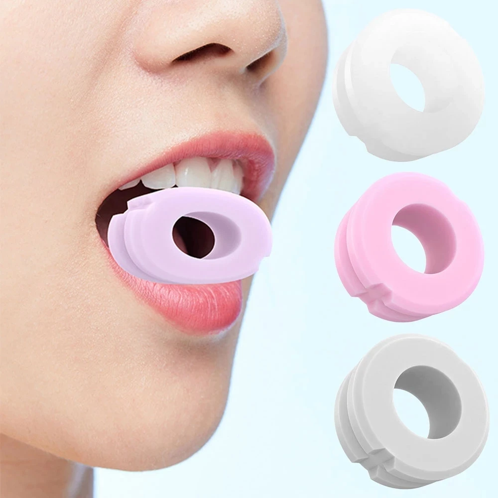 Face Masseter Men Facial Pop Circle Mouth Jawline Jaw Muscle Exerciser Chew Ball 1pcs
