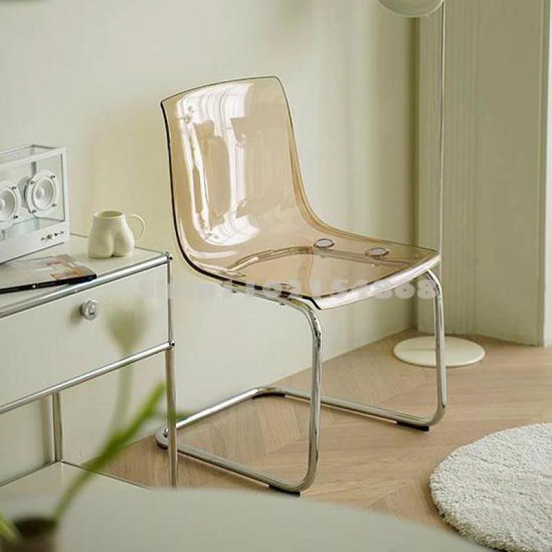 Op maat Onvergetelijk overschreden unicafurn] Nordic Medieval Acrylic Dining Chair Transparent Chair Modern  Minimalist Home Ins Makeup Stool - Dining Chairs - AliExpress