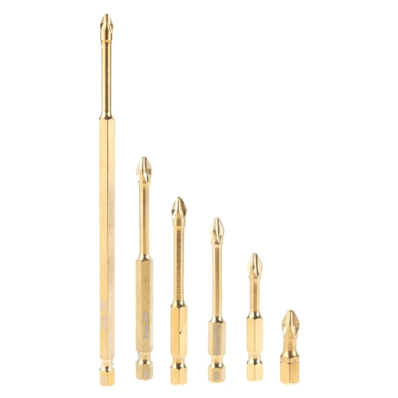 

Screwdriver Bits for Impacts Drills, Shank, High Hardness PH00 to PH2 85AC
