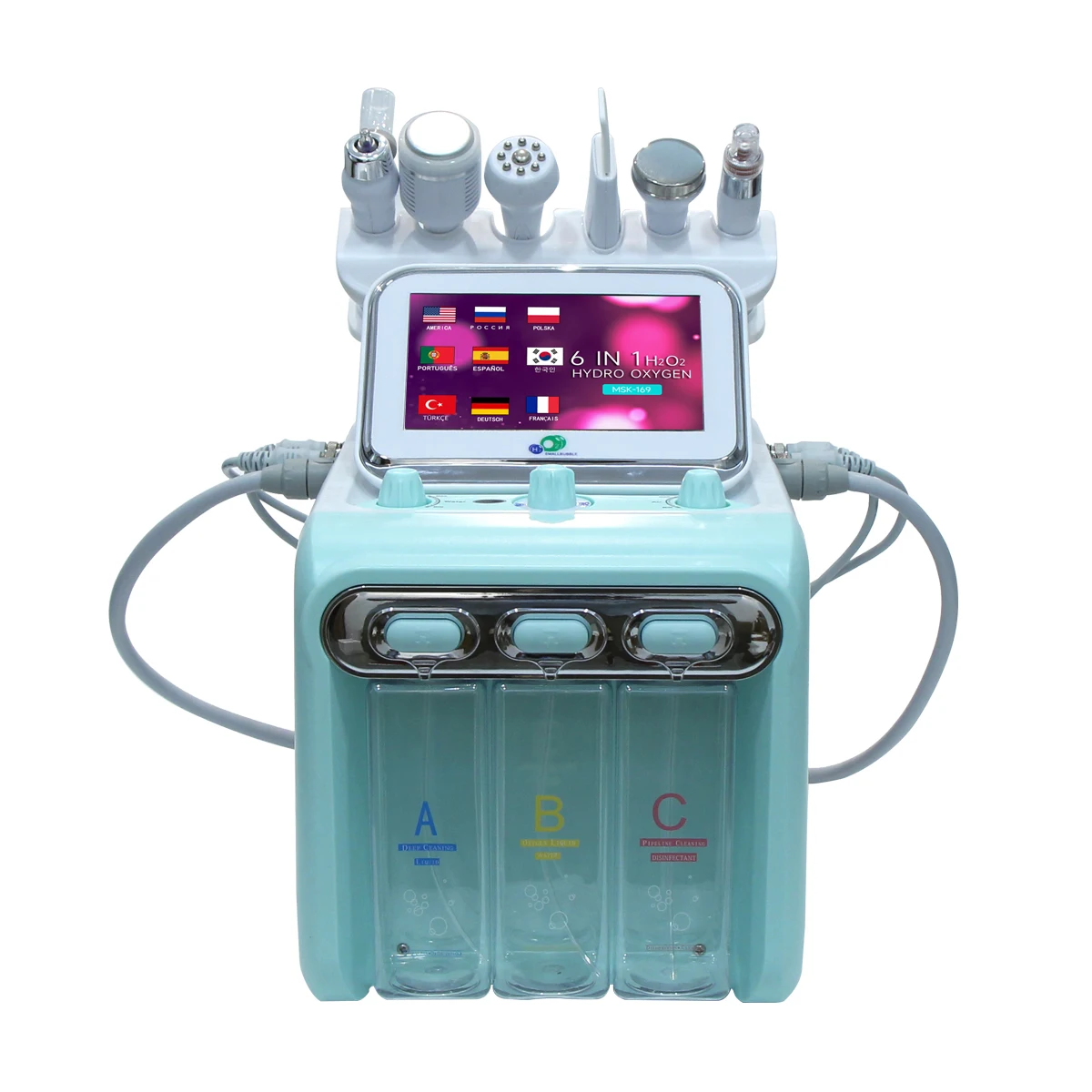 新7で1 rf hydrafacial機プロ2022酸素ジェットの皮水耕皮膚剥離細孔