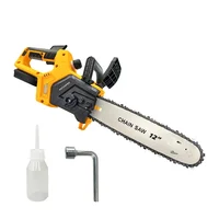 PATUOPRO 12 Inch Brushless Electric Saw Cordless Battery Power Chainsaw Wood Cutter Woodwork Garden Tools For Makita 18V Battery 2