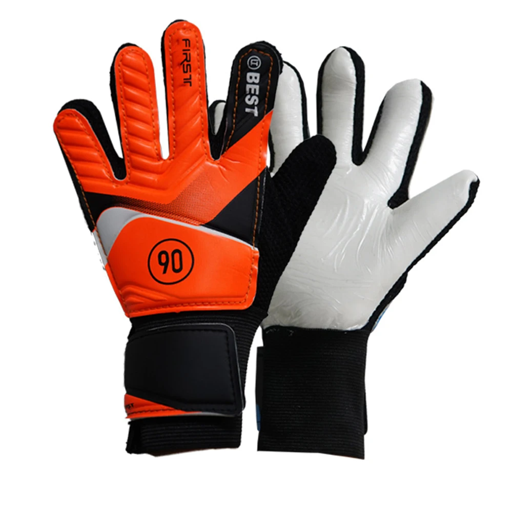 2pcs Kids Football Goalkeeper Gloves Primary And Secondary School Students Sponge Wear-resistant Non-slip Goalkeeper Gloves