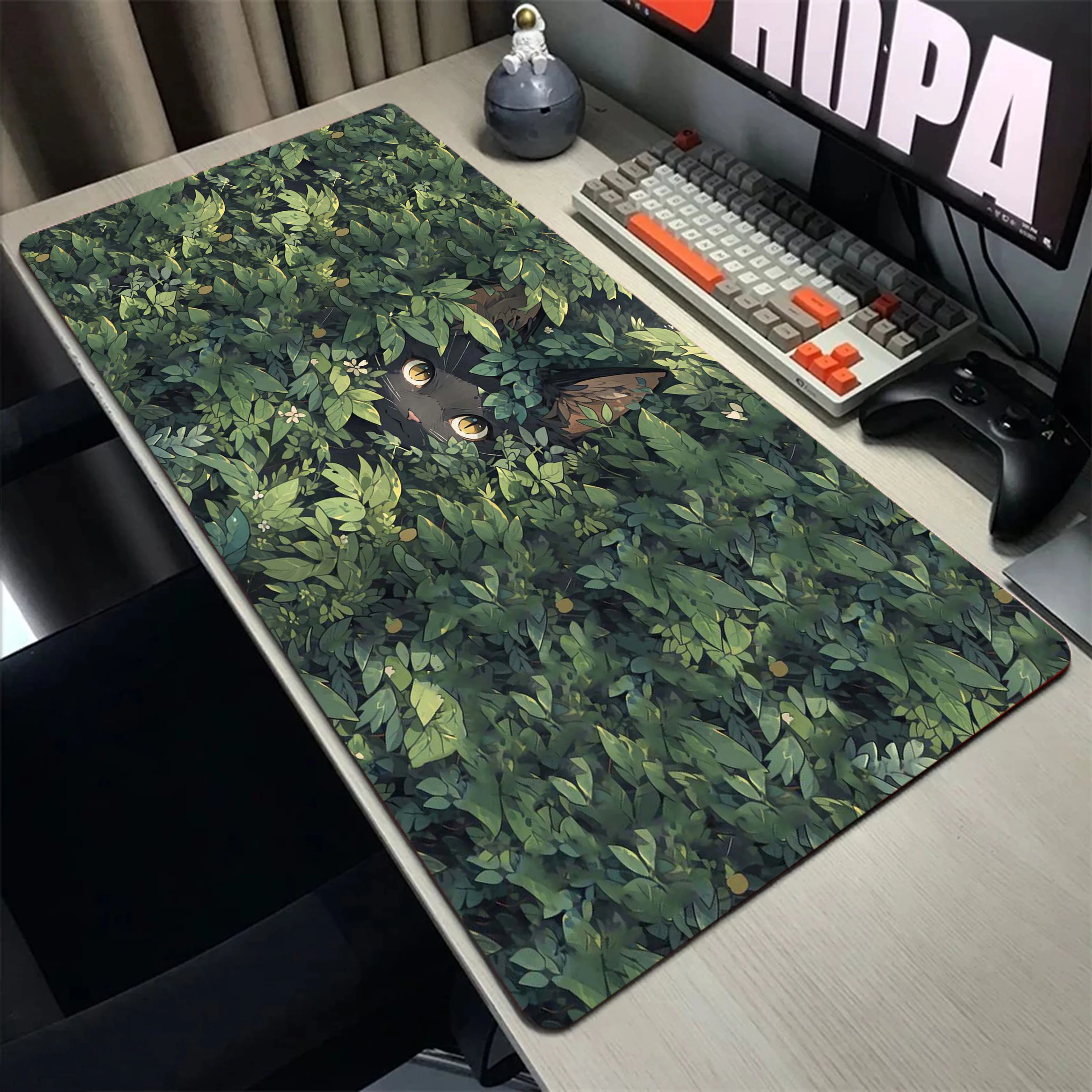 

Kawaii Cute Zoon Cat Anime Gamer Mouse Pad Mousepads Locking Edge Mouse Mat Gaming Mousepad Keyboard Pads Tapis De Souris