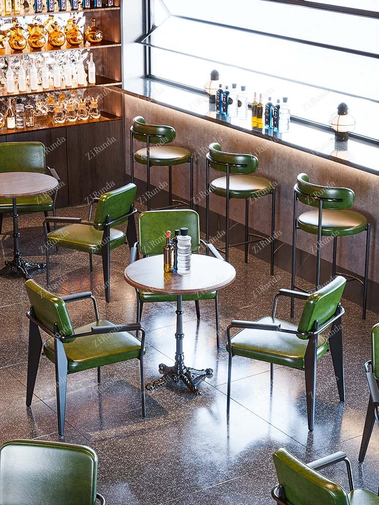 ~Vintage Bar Table and Chair Combination Catering Coffee Shop