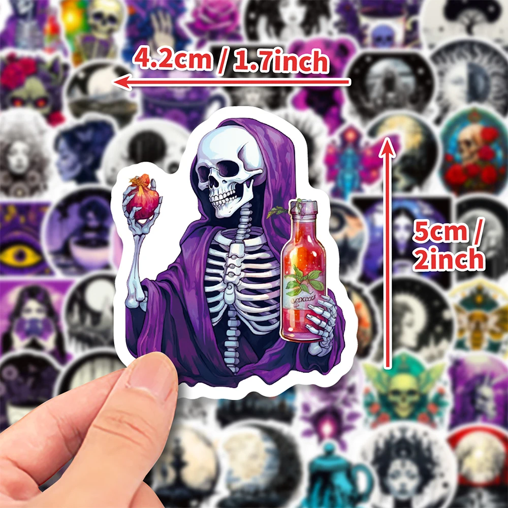 10/30/50PCS Witchy Apothecary Goth Graffiti Stickers Astrology Decals Waterproof DIY Laptop Luggage Skateboard Cool Sticker Pack postcolonial astrology