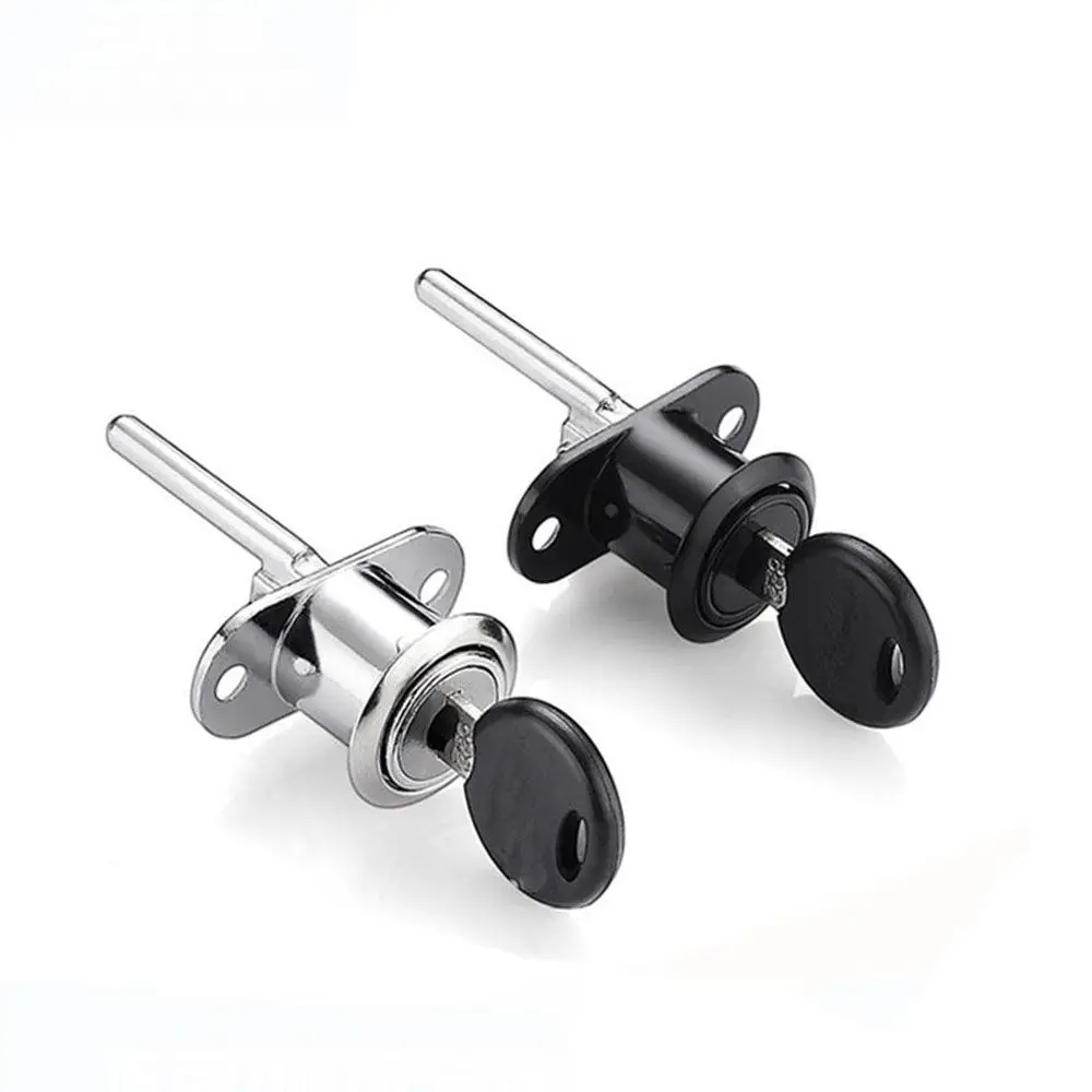 Cabinet Drawer Lock Zinc Alloy Anti-Theft Safety Lock With Key Home Office Furniture Cupboard Desk Cam Cylinder Triple Catch