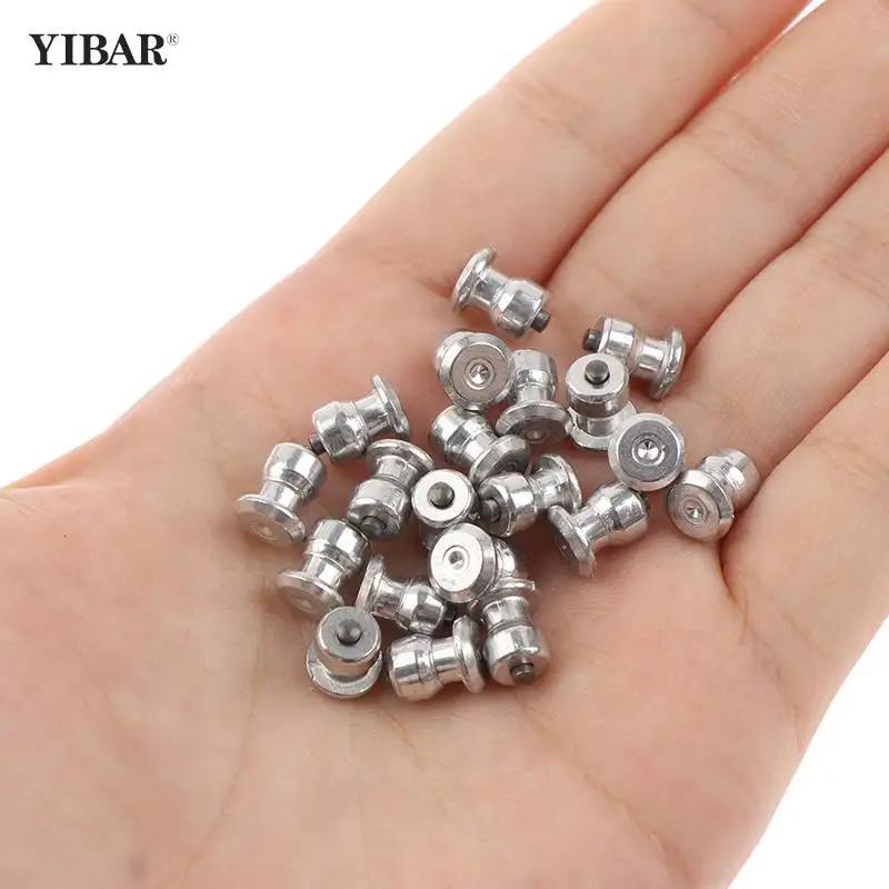 

20Pcs Wheel Tire Studs Spikes Winter Lugs Screw Ice Anti-Slip For Car Motorcycle 8x10mm