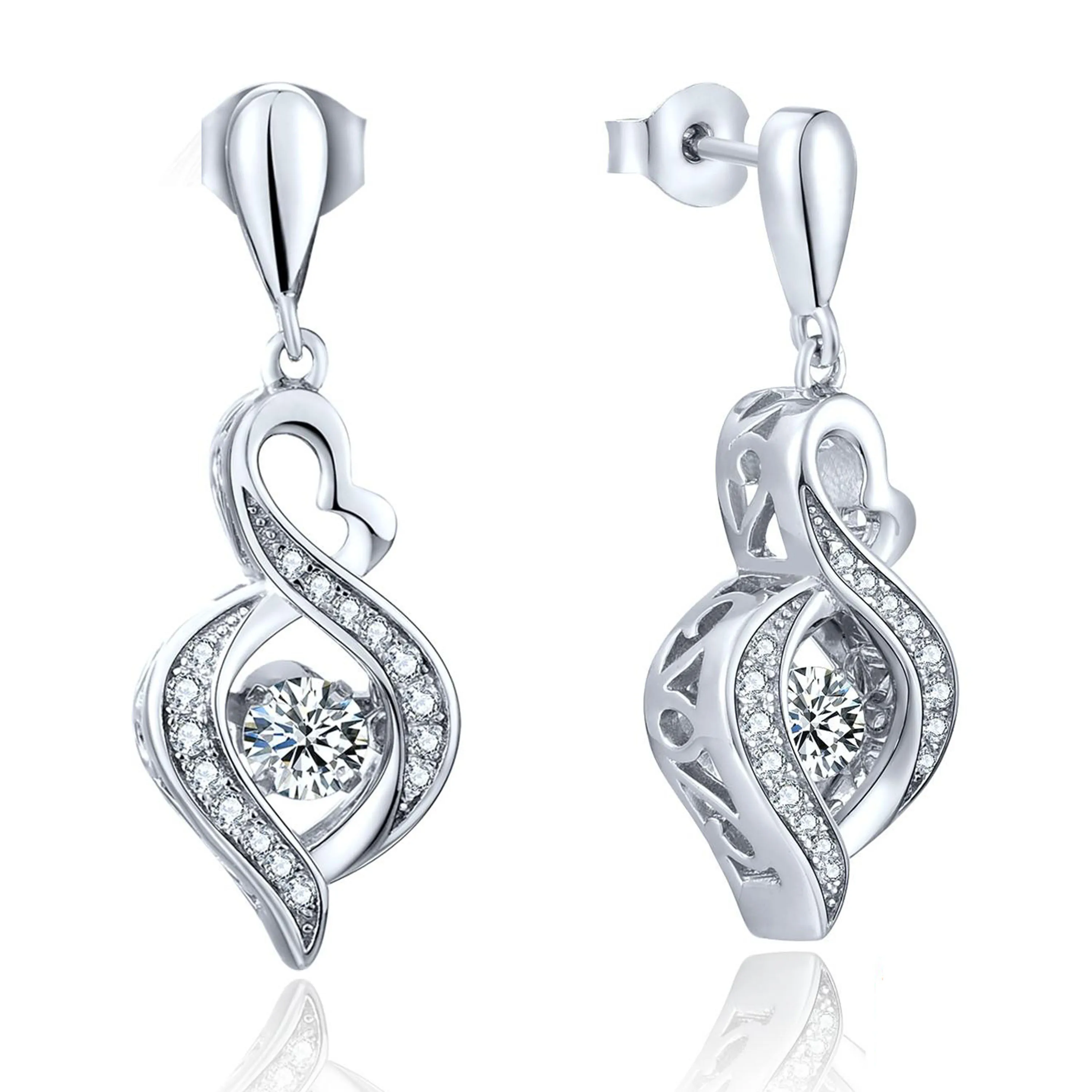 Dancing Circles Earring Gld/Slv