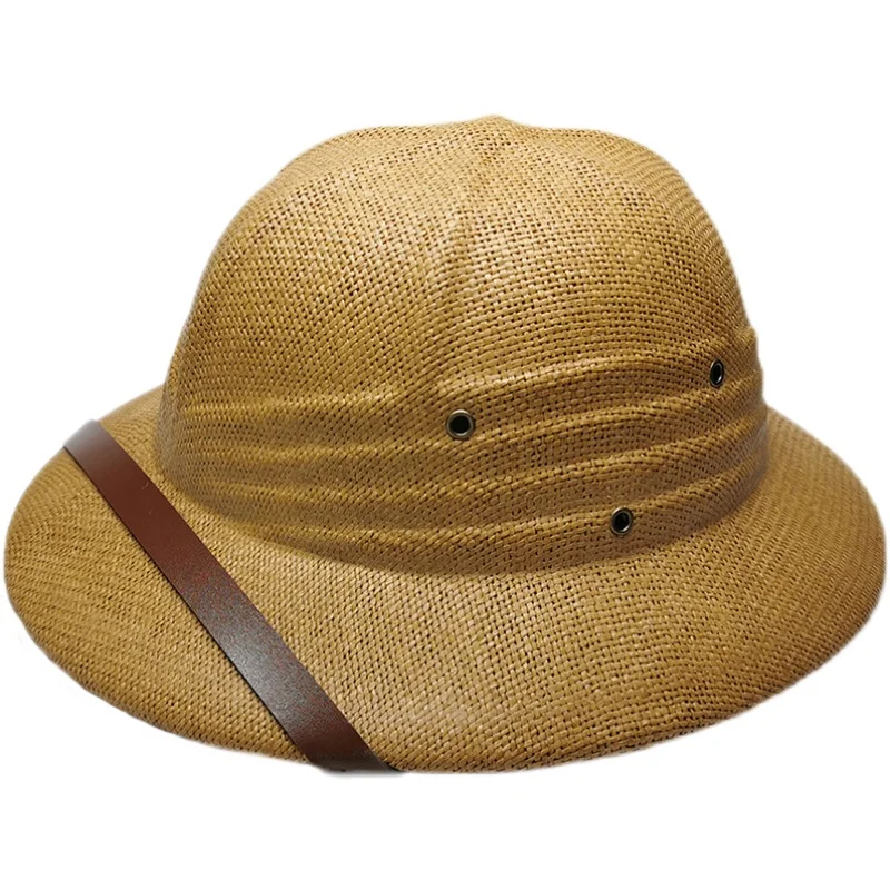 Parent-child Vietnam Toquilla Straw Helmet Pith Sun Hat For Boy
