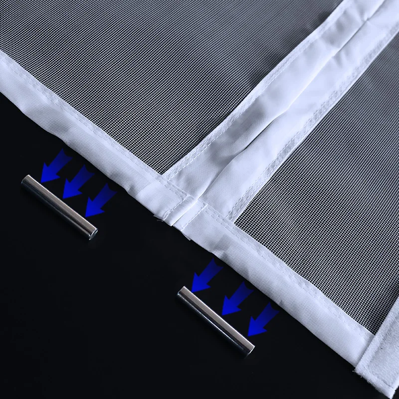 DTGJ Magnetic Door Screen Side opening style Mosquito Net Anti Insect Invisible Mesh Custom Size Tulle Automatic Closing for magnetic screen door curtain,anti mosquito door curtain,magnetic door curtain,mosquito net curtain,mosquito net,magnetic suction door curtain