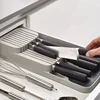 Multipurpose Practical Drawer Organizer Knives Separation Finishing Storage Box Knife Organizer Kitchen Accessories High Quality 1