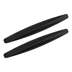 Universal Anti - Collision Car Door and Bumper Protector Set - 2 - Pack Rubber Guard Strips (BLACK)