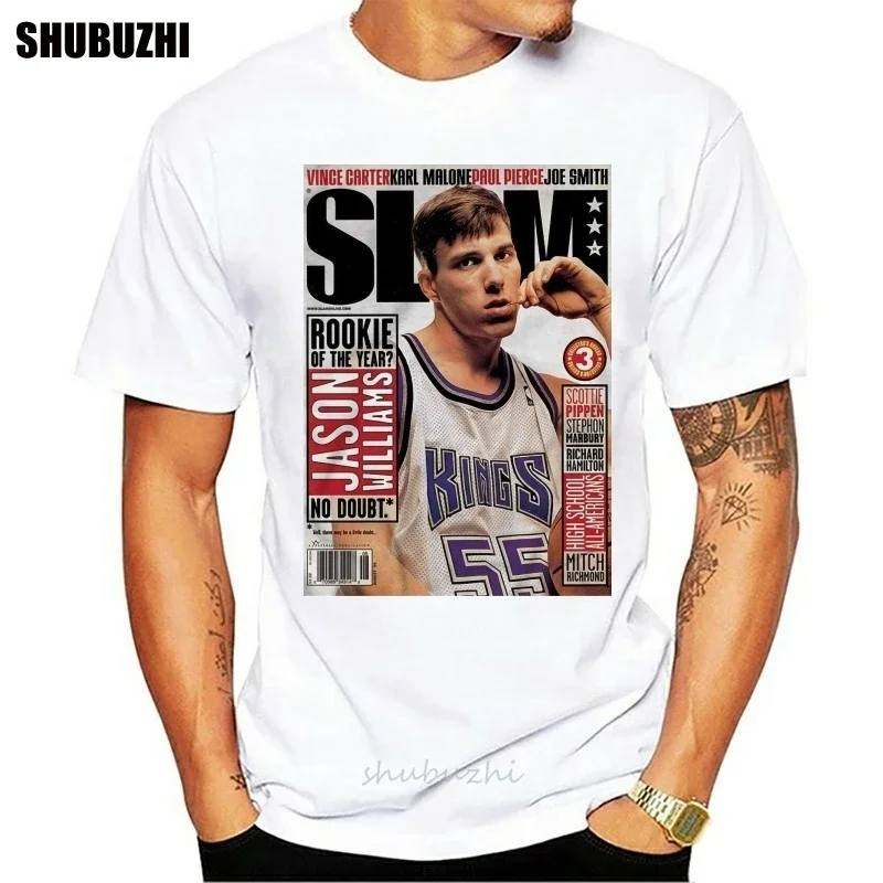 Jason Williams Slam Cover T-Shirt Uomo Donna Street Tee Shirt Fashion T-Shirt Uomo Cotton Brand Teeshirt