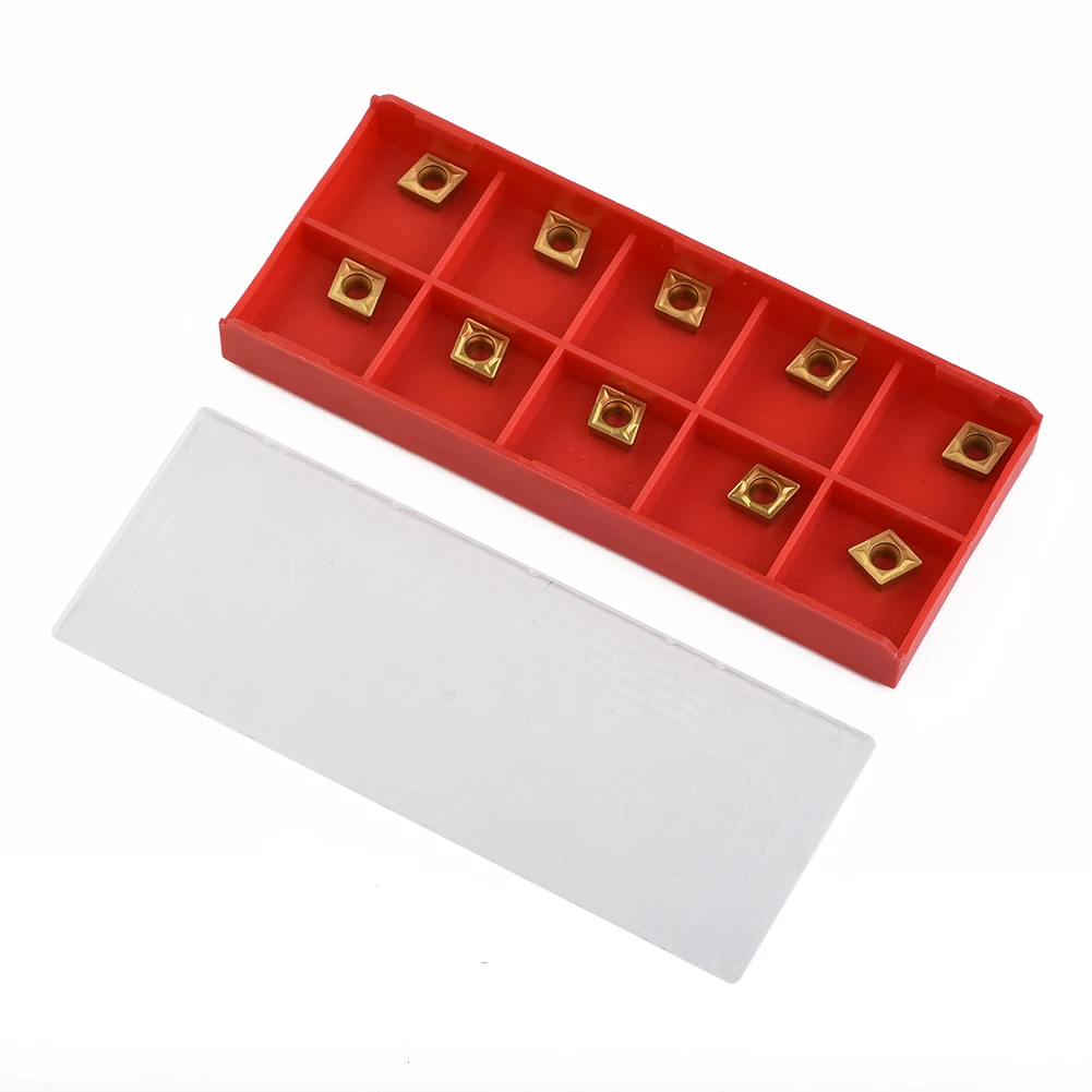 

Toolholding Carbide Inserts CNC Equipment For Turning Tool Gold Lathe Metalworking CCMT060204-HM YBC251 Portable