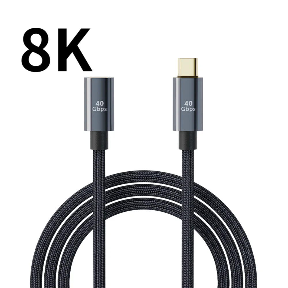 Thunderbolt3ExtensionCableThunderbolt4TypeC40GbpsUSBCMaleTo
