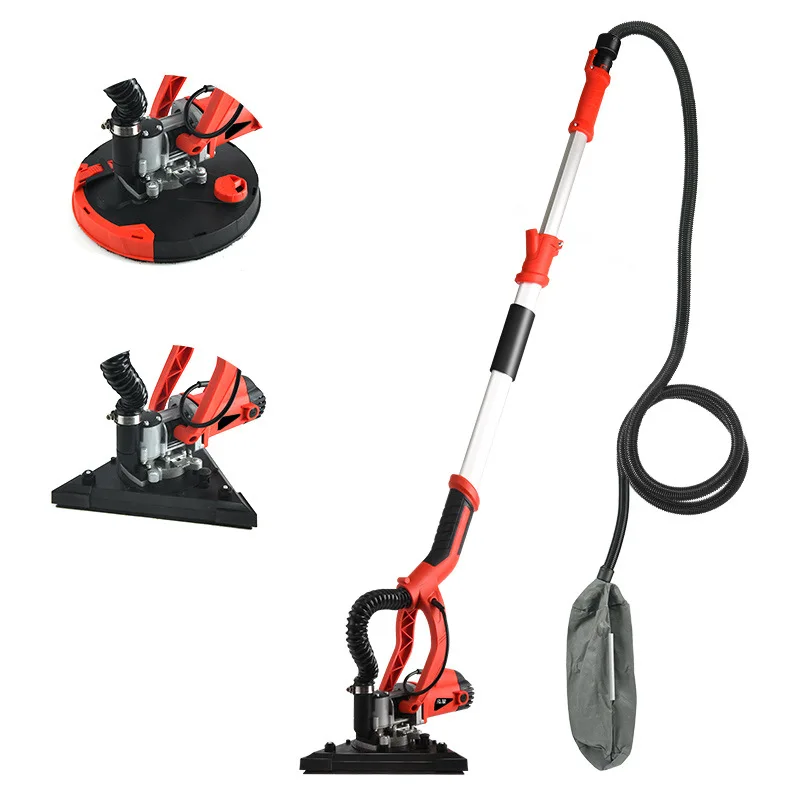 Long Pole Wall Grinding Machine Triangular Wall Inner Angle Grinder Putty Polishing Machine Double Disc Sander