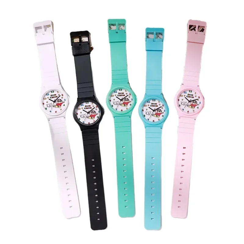 

Crayon Shin-chan Wristwatch Cartoon Student Watch Kids Decorate Silent Watch Nohara Shiro Anime Peripherals Watch Holiday Gifts