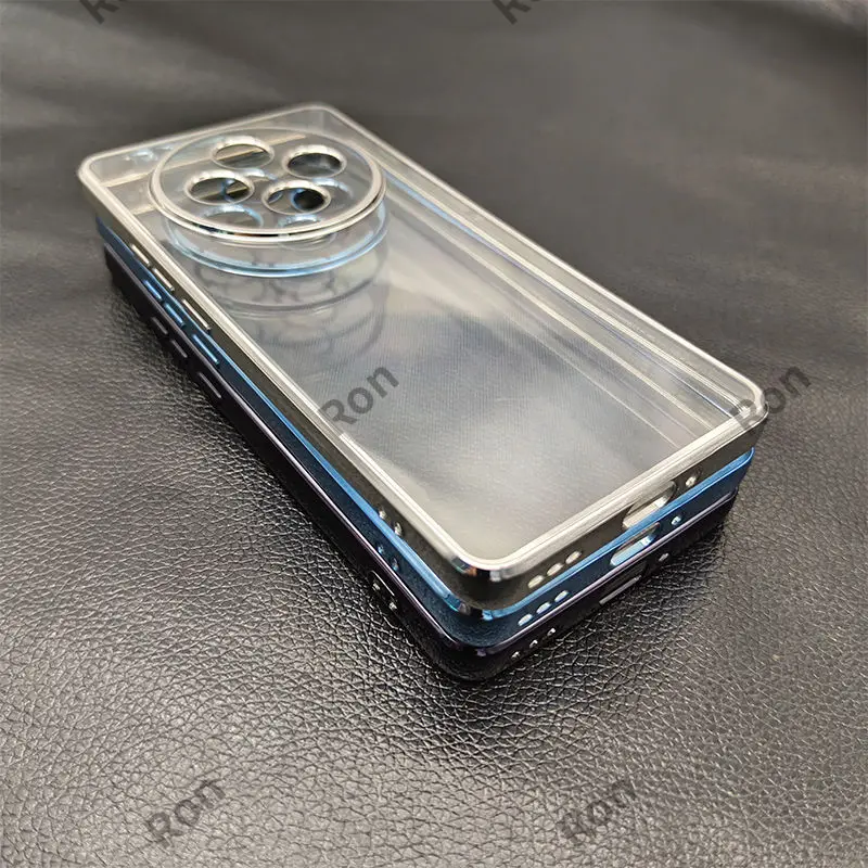 Luxury Transparent Electroplating Shockproof Silicone Bumper Case