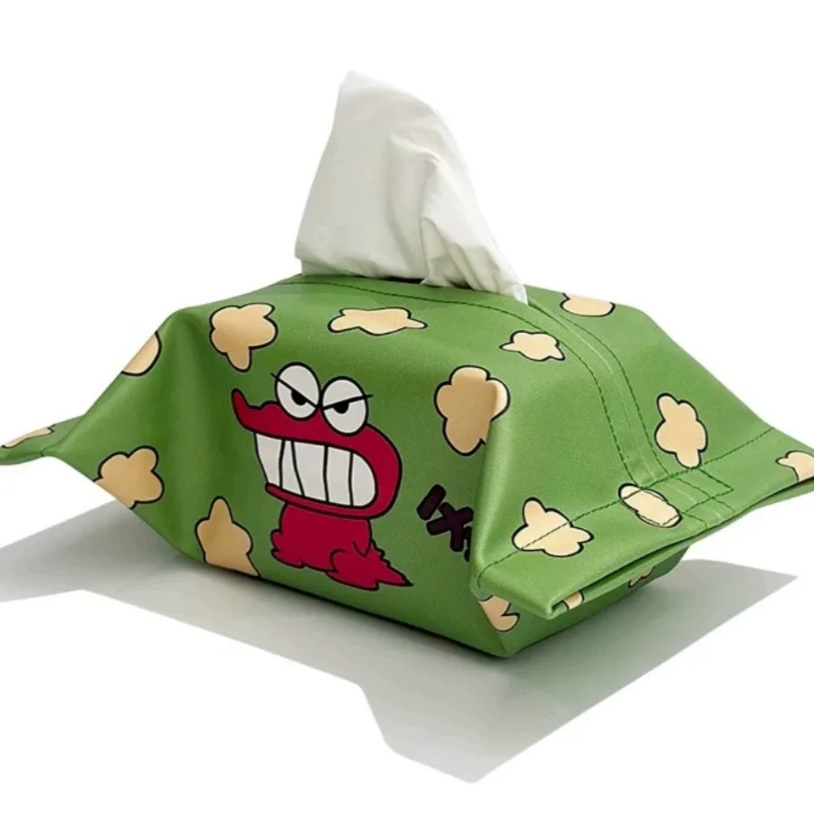 Storage Box Cartoon Crayon Shinchan Crocodile Biscuit Tissue Sitting Room Car Desktop Drawer Stationery