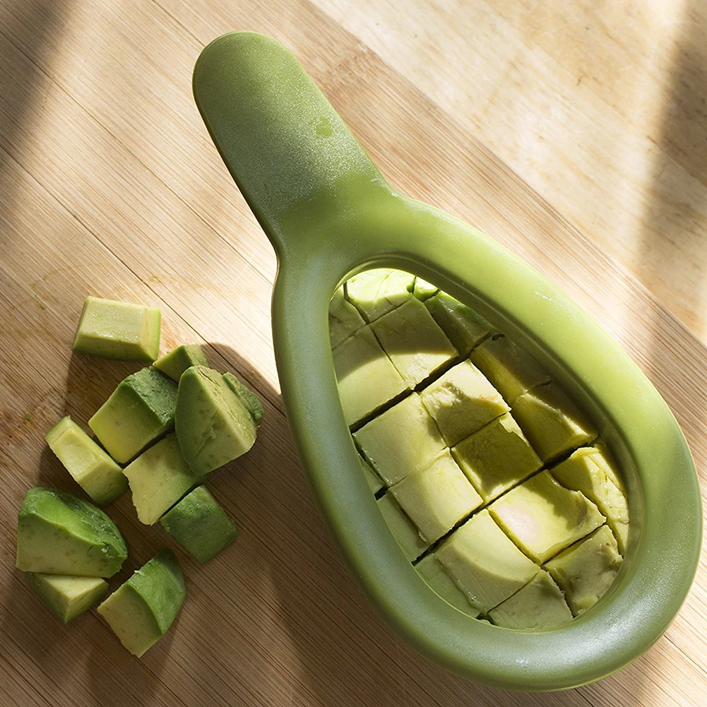 Avocado Slicer Shea Corer Butter Fruit Peeler Cutter Pulp Separator Kitchen Avocado Corer Vegetable Tools Kitchen Accessories