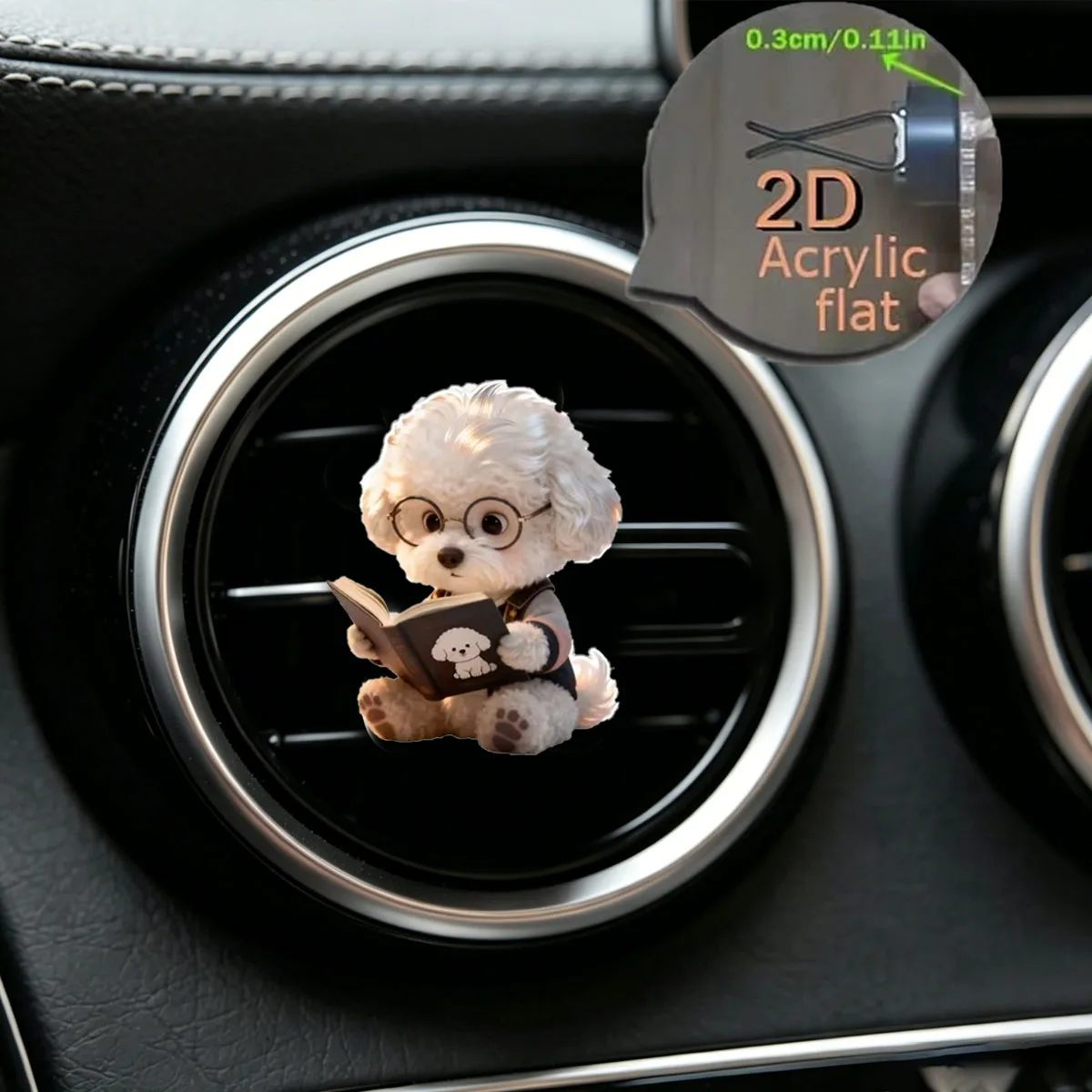 Clip decorative per bocchette dell'aria dell'auto, accessori alla moda per interni auto, diffusori di fragranze, aria fresca, decorazioni per interni auto