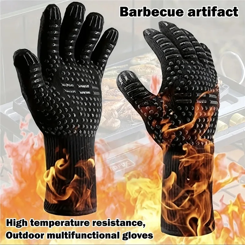 Kitchen Gloves BBQ Gloves High Temperature Resistance