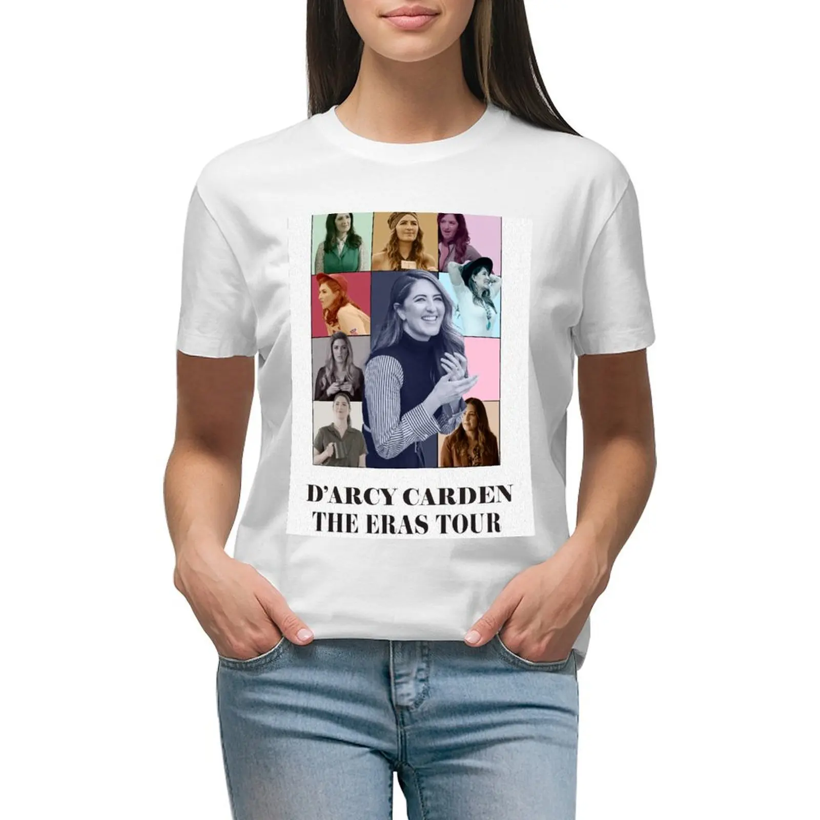 

d'arcy carden T-shirt kawaii clothes oversized cute clothes western t-shirt dress for Women