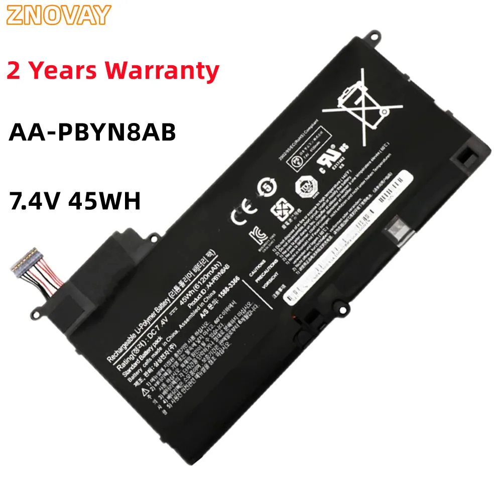 

ZNOVAY AA-PBYN8AB 7.4V 45Wh Laptop Battery For Samsung 530U4B 535U4C NP530U4B NP530U4C NP535U4C NP520U4C NP530U4C-A08RU