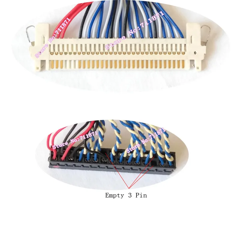 25 см 40 см 1,0 шаг 30Pin ? LVDS кабель для экрана 30 Pin 30 P ? 2ch 8 ...