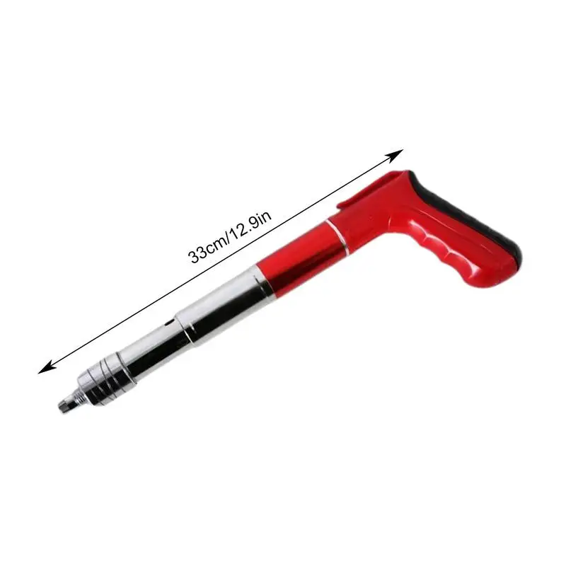 Air Power Pin Nailer Compact Brad Nailer Manual Nail Machine With 100 Nails 5 Gears Fastening Tool For Red Brick Walls Concrete 6