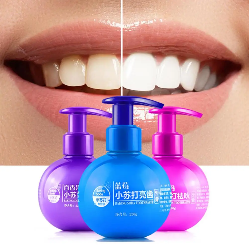 Blueberry Passion Fruit Rambutan Flavor Press Type Soda Toothpaste Teeth Care Household Merchandises/Cleaning Chemicals