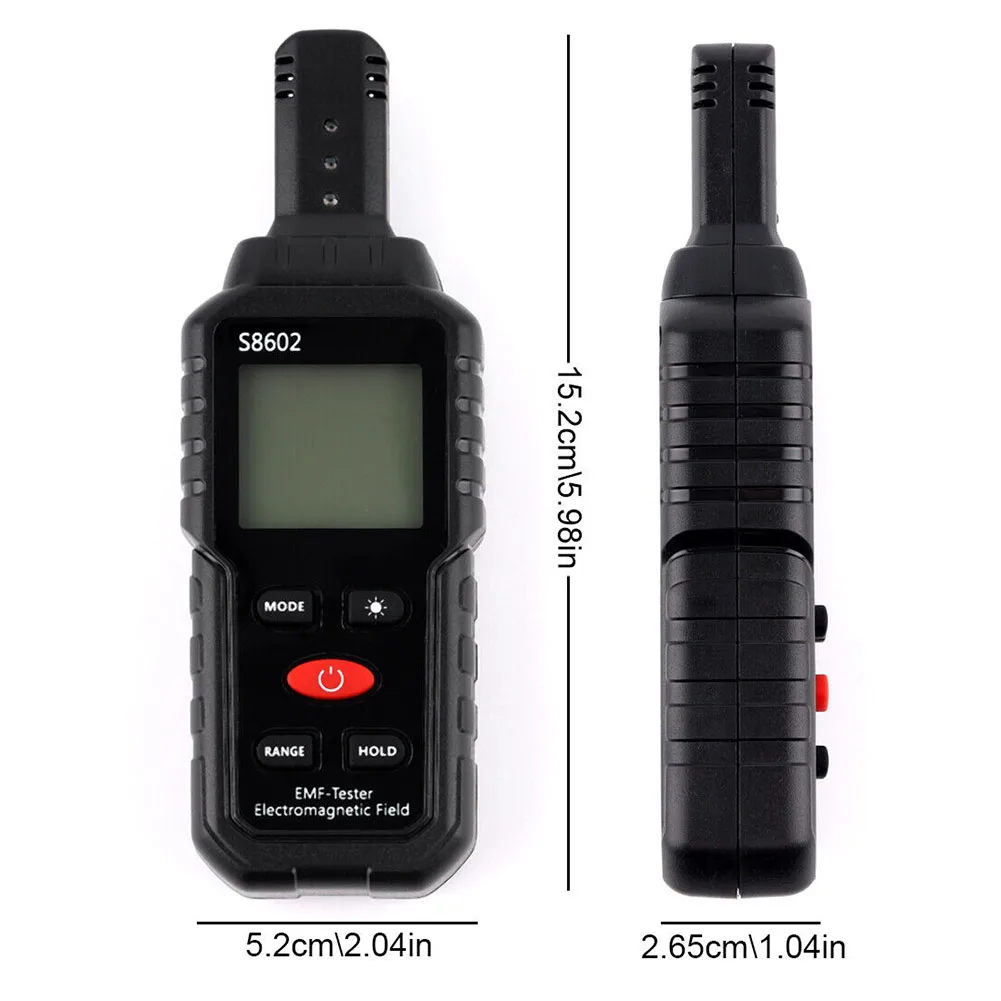 3 In 1 EMF Meter Electromagnetic Field Radiation Detector EMF Tester For Home EMF Detector Ghosts Hunting Device 6