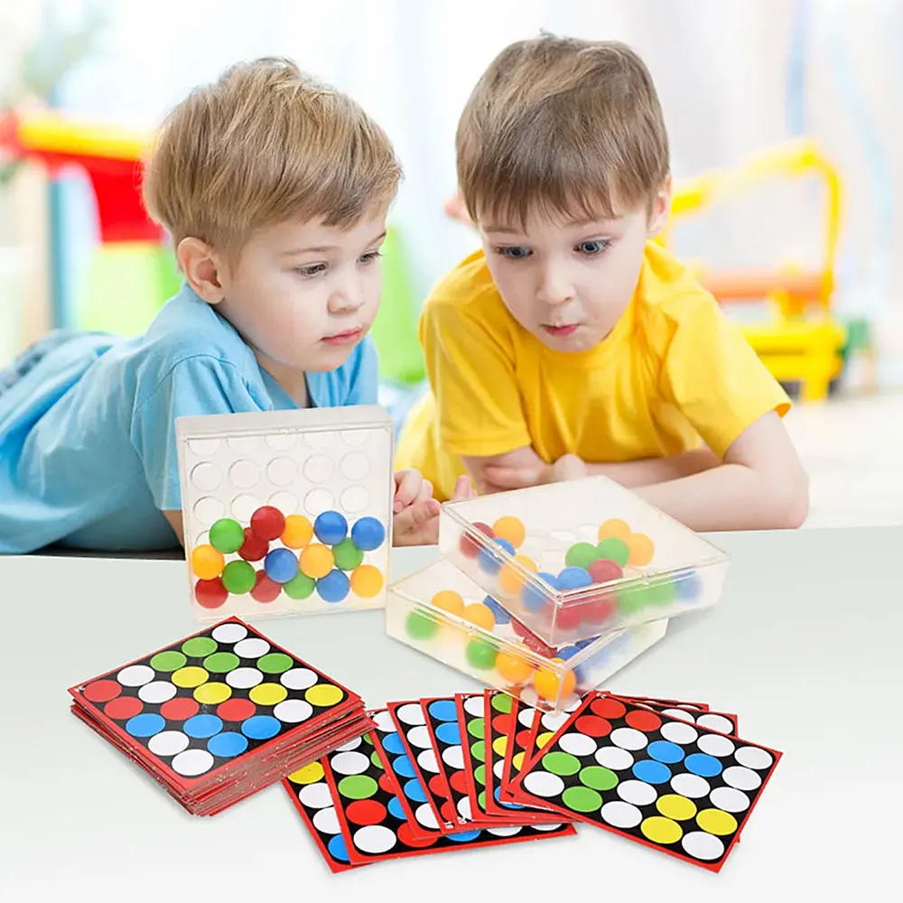 Montessori Flexible Finger Board Finger Rolling Ball Palm Treasure Board Rolling Game Puzzle Toy Flexible Tabletop puzzle toys