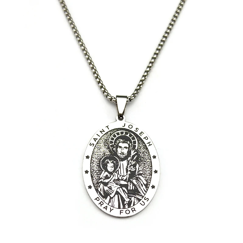 Saint Joseph Pendant Necklace 5