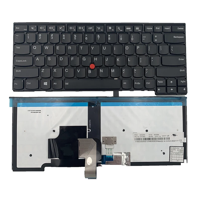 Per Lenovo Ibm Thinkpad T440 T440P E431 T431S E440 L440 T450 T460 Us Retroilluminazione Della Tastiera