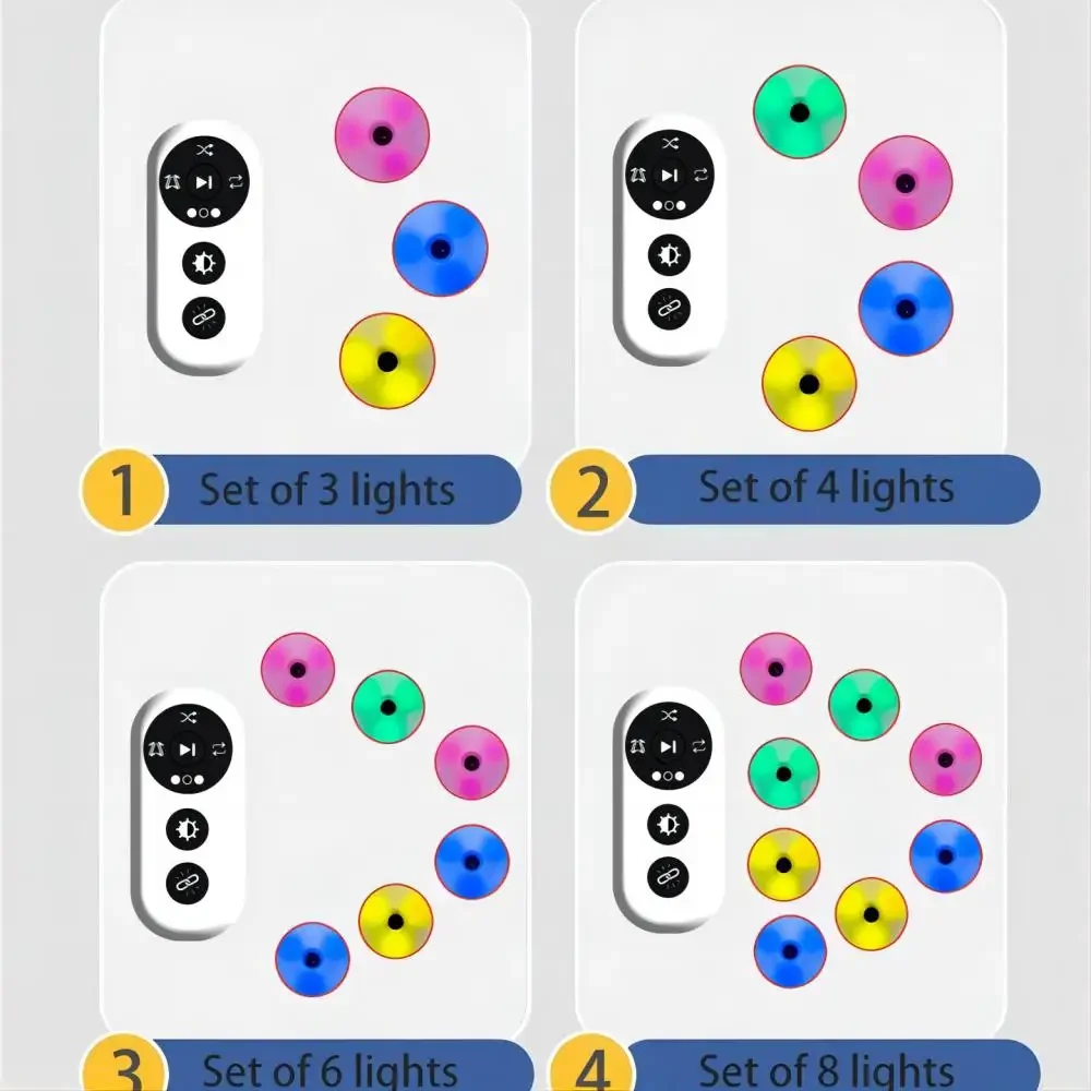Response agility training light, children's physical fitness training, remote control to control light operation 4