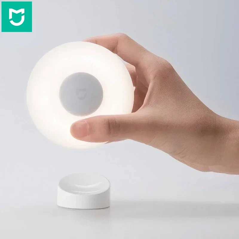 오리지널 MIJIA LED 유도 야간 조명, 2 세대 램프, 밝기 조절 가능, 적외선 스마트 인체 센서, 마그네틱 베이스 포함
