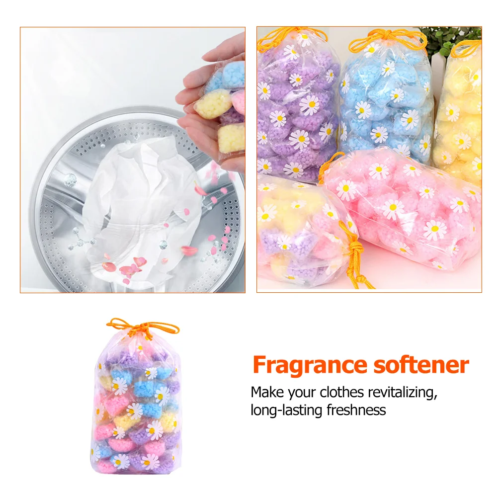 60 Pcs Fragrance Condensate Beads Washing Clothes Concentrate Home Laundry Tools Cleaning Supplies Scent Fragrant Balls