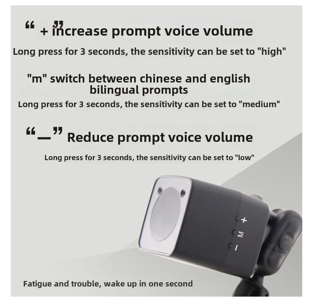 S1 Fatigue Warning Device Safety Driving Device Anti-drowsiness Phone Artifact Blink Monitoring Face Recognition