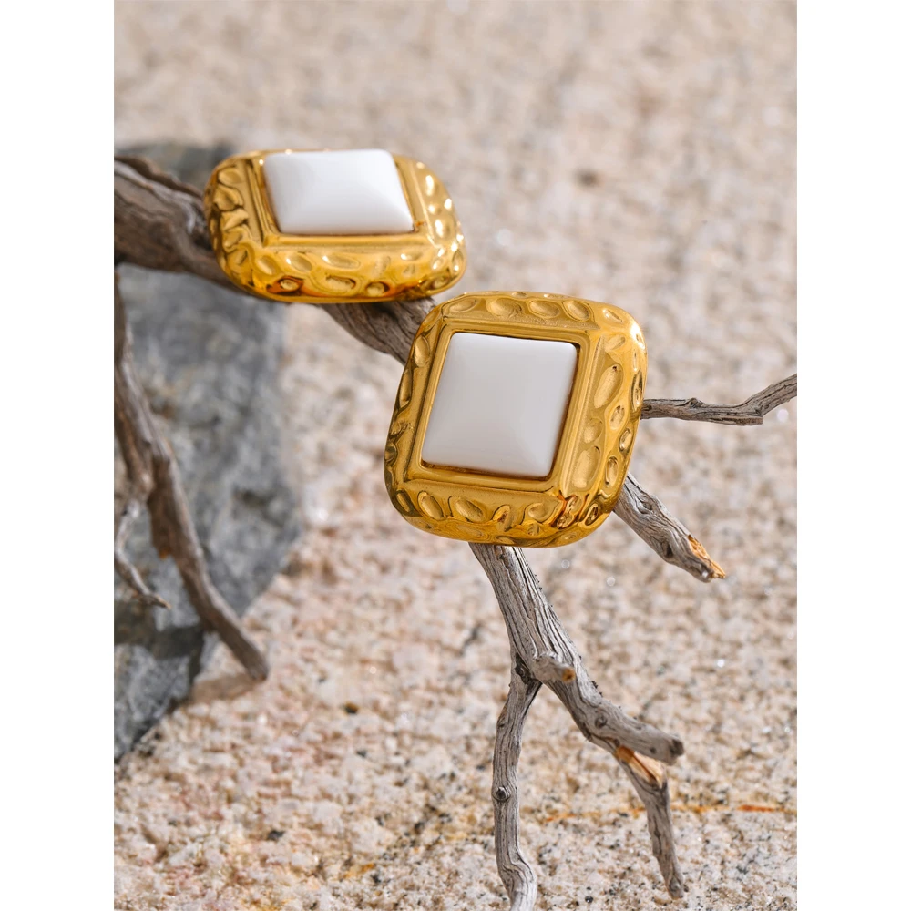 Yhpup Stud Earrings Waterproof