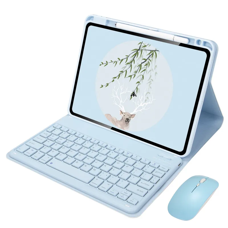 Étui Pour Ipad 10E Génération Avec Clavier Qwertz - 3 Zones