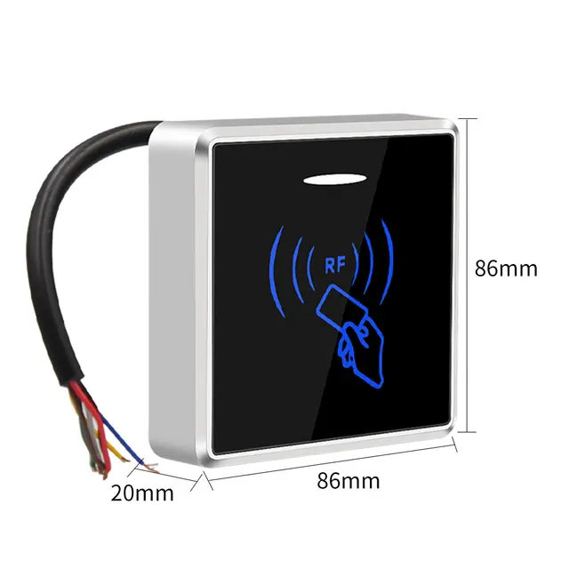 No Relay Anti copy Rfid keypad Card reader Wiegand 26/34 Output Reader For Access Control System Board Anti duplication 4