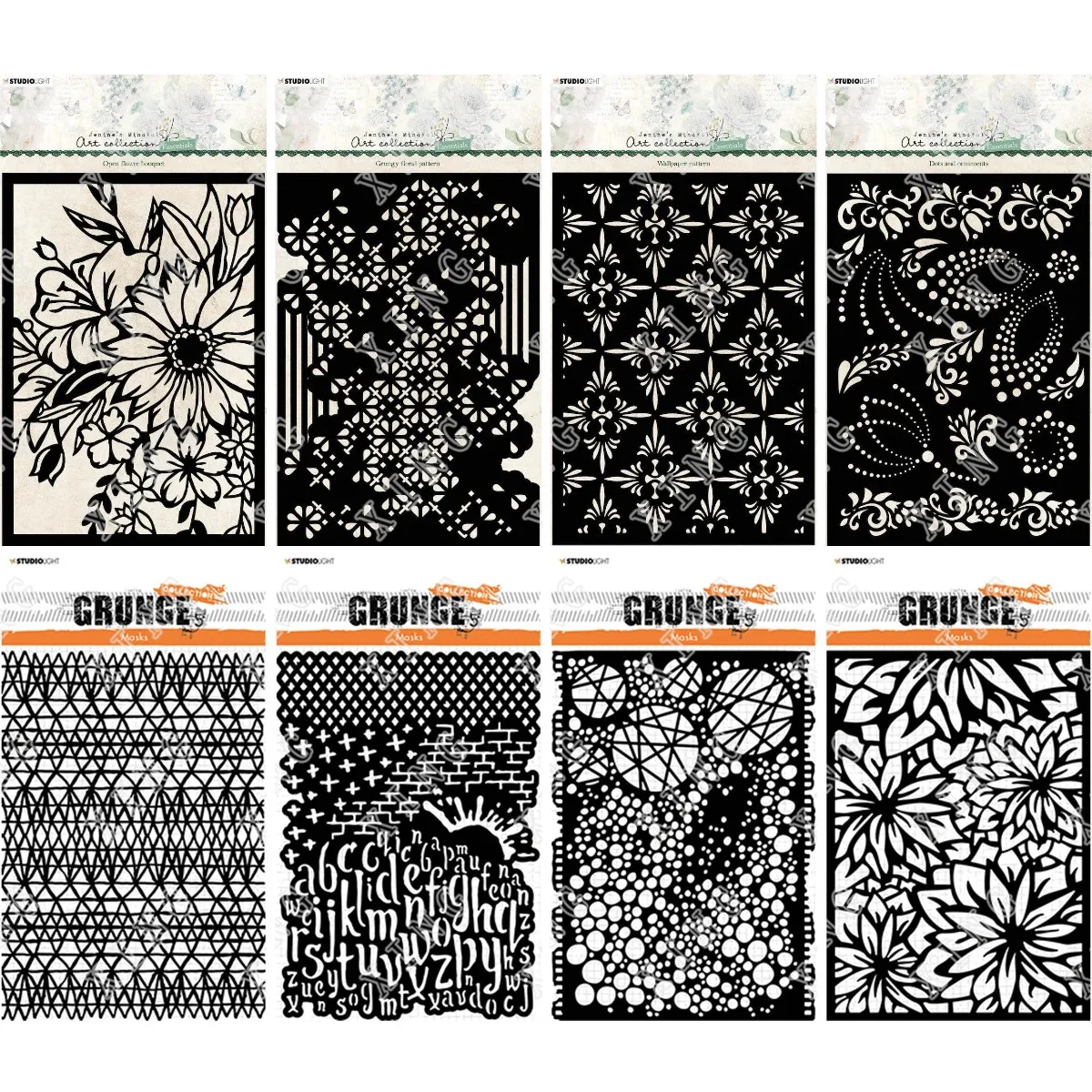 2022 Floral Patterns Anemone Dahlia Magnolia Layering Stencils Diy Painting Paper Scrapbooking Coloring Kids Fun Drawing Molds