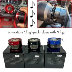 Spceddy Car Sport Steering Wheel JDM Ding Sound NRG Quick Release Hub Adapter Snap Off Boss Kit Universal Red Black Blue Purple