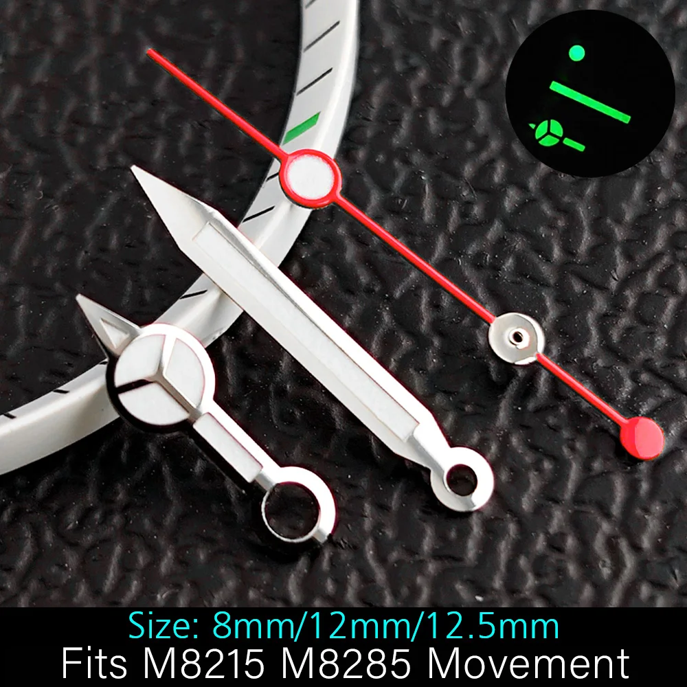 Luminous Green/Blue-Green Watch Hands - Premium Replacement Parts
