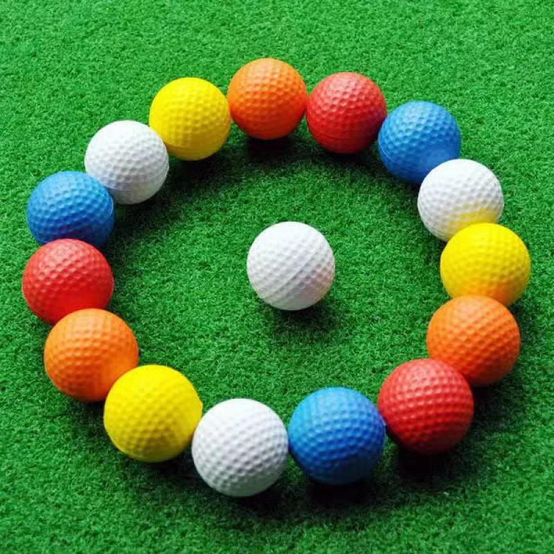 

Pu Soft Ball Golf Practice Ball Indoor Special Practice Sponge Ball Foam Ball Beginner Training Ball Multicolor